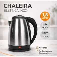 Chaleira Elétrica Térmica 110 e 220v