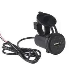 Carregador Celular USB para Moto Motocicleta Tomada Impermeável