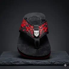 Chinelo Masculino Dragon Original Homem Atitude Estilo Desenho Logo em Laser Solado Tratorado Cores