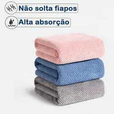 Toalhas de Banho Microfibra Toque Macio Secagem Rápida 70x140cm/90x170cm Várias Cores Premium Flanela Coral