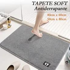 Tapete Para Banheiro Antiderrapante Diversas Cores Super Absorvente Seca Rápido Macio Para Sala e Quarto