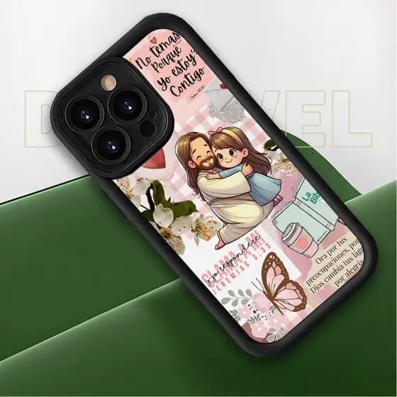 Capinha Anti-Impacto De Being with the Lord Legal Para Samsung A07 A17 A56 A36 A55 A54 A16 A15 A14 A34 A35 A32