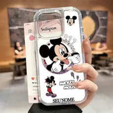 Case  For iPhone 17 Pro Max 16 15 13 11 12 14 Plus 16E Air XR Xs Trendy Mickey Phone Case