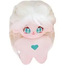 niannyyhouse 10cm Boneca De Pelúcia Menina Estrela Corpo Sem Atributo Astral Roupas Wearable Vestir-Se
