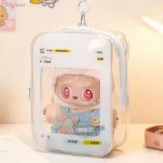 Bolsa De Boneca Transparente DALTON , Palavras Esgotados , Design De Desenho Animado , Armazenamento Criativa De PVC À P