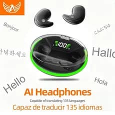 Mini fone de ouvido invisível fone de ouvido invisível dormir indutivo Bluetooth 5.4