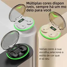 Fone de ouvido invisível sem detecção Altomex, totalmente confortável, evita ruído ambiente, sono silencioso com função