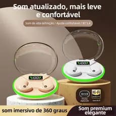 Mini Fone De Ouvido Sem Fio TWS Para Dormir Jogos HIFI Fones À Prova D'água