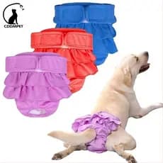 Calças fisiológicas laváveis, adequadas para fraldas de calças para cães pequenos e grandes