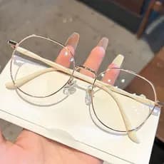 Óculos femininos HD Anti-luz azul 100% proteção contra radiação
