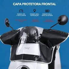 【Pronta Entrega】 Capa Protetora Frontal Moto Elétrica Impermeável Proteção UV Visor Transparente