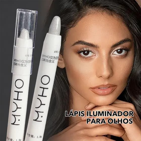 【Pronta Entrega】 Lápis Iluminador de Olhos Glitter Brilho Diamante Sombra Maquiagem À Prova D'água
