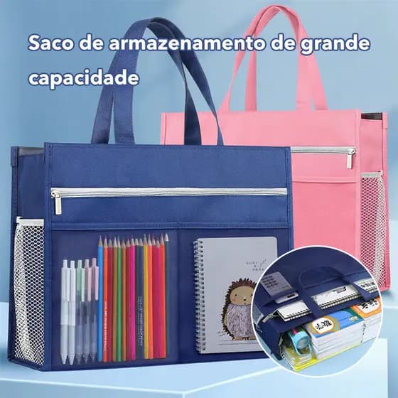Bolsa De Armazenamento Art A3 , Livro De Estudante De Arquivo Tutorial