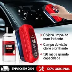 Escova De Limpeza De Filme De Óleo De Carro-Limpador De Pára-Brisa Profissional , Antiembaçante E Visão Clara
