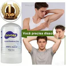 Pedra Desodorante De Cristal Natural 60g Pode Ser Usada Em Todo O Corpo Para Melhorar Os Antitranspirantes De Odor Corpo