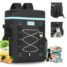 INSMEER Mochila Térmica Grande 30L 50 Latas impermeável Cooler Térmica para Praia Camping Cerveja
