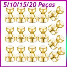 5-20 Peças Dourado Pinos Magnéticos De Neodímio Super Fortes-Sugador Magnético Para Geladeira  Quadro Branco  Escritório