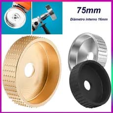 Kit 16mm Discos de Esculpir Madeira de Desbaste 75mm para Carpintaria