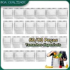 60/80 Saco de papel-alumínio reutilizável saco com isolamento térmico forro para caixa térmica alimentos quentes frio