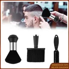 Kit 3 Escova para limpeza do pescoço escova de nylon escova de cabelo escova de limpeza para lâminas
