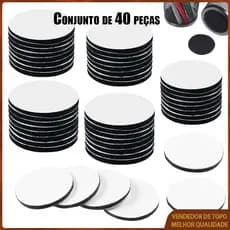 Preto Kit 40pcs Fita Adesiva Forte Adesivo Pontos Adesivos Velcros Para Sofá De Cama Tapete Antiderrapante