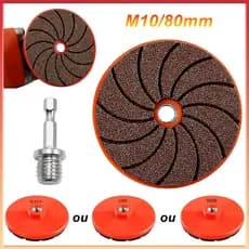 M10 Almofada De Polimento De Azulejos,Disco Para Corte De 80 Mm , Resistente Ao Desgaste,3 tamanhos