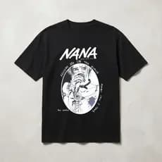 Homens Mulheres Mesmo Estilo Camiseta de Algodão Puro Osaki NANA Anime Rock Estilo Casual Estilo Confortável