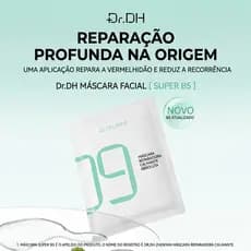 09 Máscara Barreira de Reparação Profunda Calmante Vermelhidão Pele Sensível 10 Peças