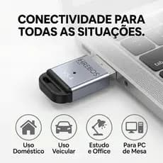HREBOS x HEYOO Ferramenta útil de conexão sem fio para computador Desktop receptor de áudio Bluetooth