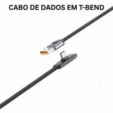 HREBOS Cotovelo Cabo de Dados de Carregamento Rápido 60W Cabo Trançado Durável de Alta Corrente Jogo Móvel Cabo de Trans