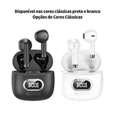Meio intra-auricular sem fio Bluetooth fone de ouvido compartimento de carregamento LED independente esquerda direita Di