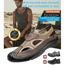 【Solado Macio 3CM】Sandália Masculina Confortável Antiderrapante/Respirável Leve 280g/Largo/Solado Macio/Verão