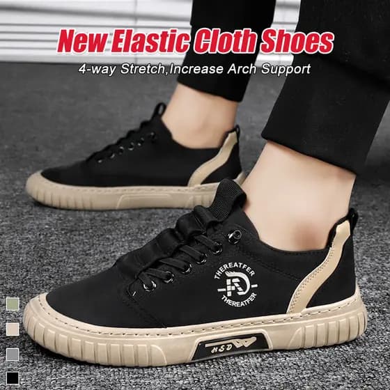 【Confortável e Leve】Tênis Casual Masculino A6691 / Confortável/Leve/Moderno/Tênis Casual/Tecido Elástico
