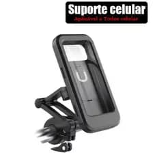 Suporte Case Capa Celular P Bike Moto Prova D'agua Aplicável a Todos celular Magnetico Fácil instalação