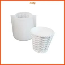 Sobre Cesta Reutilizável Tecer Copo Molde Silicone Recipiente Jóias Artesanais