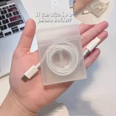 Organizador de cabos de dados rotativo, suporte portátil para celular, organizador de cabos de carregamento, caixa de ar