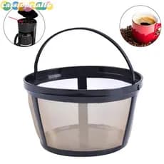 Cesto de filtro cilíndrico de aço inoxidável, peneira de malha, acessório para máquina de café, novo.