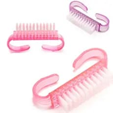 Escova de limpeza de unhas de 1 peça, removedor de poeira, ferramenta para manicure e pedicure, acessório para cuidados