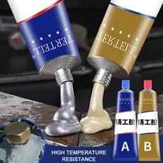 Adesivo industrial forte, cola mágica de alta resistência para fundição AB, pasta de reparo de metal líquido, soldagem a