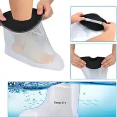 Protetores de tornozelo impermeáveis para adultos, protetores de pés para banho, acessórios de natação