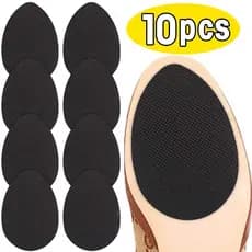 10 peças de adesivos antiderrapantes para solas de sapatos, protetores de salto alto, solas de sapatos Oxford