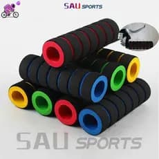 1 par de manoplas flexíveis antiderrapantes de silicone para bicicletas/ciclismo