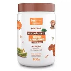 Creme de Pentear Beleza Natural Explosão de Óleos Africanos 800g Bn Cachos