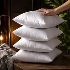 Kit Enchimento de Almofada 45x45 TNT Branco Espuma Triturada Macia Kit Almofadas para Sofá