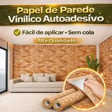 Papel de Parede Tijolos Adesivo de Parede Sala Lavável 3D Papel Adesivo de Parede Decoração 3 Metros
