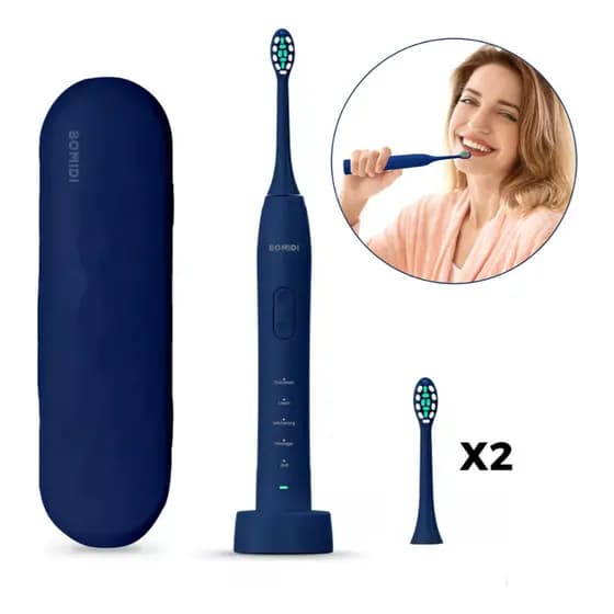 Escova de Dentes Elétrica BOMIDI Inteligente Ultra 5 Modos de Limpeza Resistente à Respingos de Água