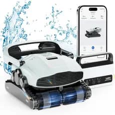 Robô Aspirador de Piscina Lydsto P1 MAX Automático Limpeza C/ Escova Tripla Ultra Bateria Sensor IMU