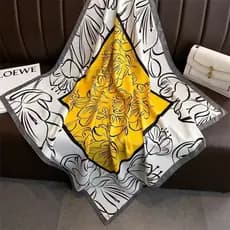 Lenço Feminino Cetim Cabeça Pescoço de Seda Super Moda