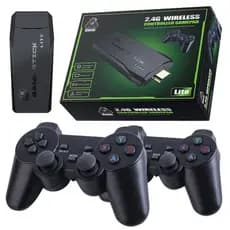 Game Stik Lite 4k 10 mil jogos + 2 Controles Joystick sem Fio