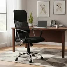 Cadeira Ergonômica Executiva com Encosto Mesh e Altura Ajustável